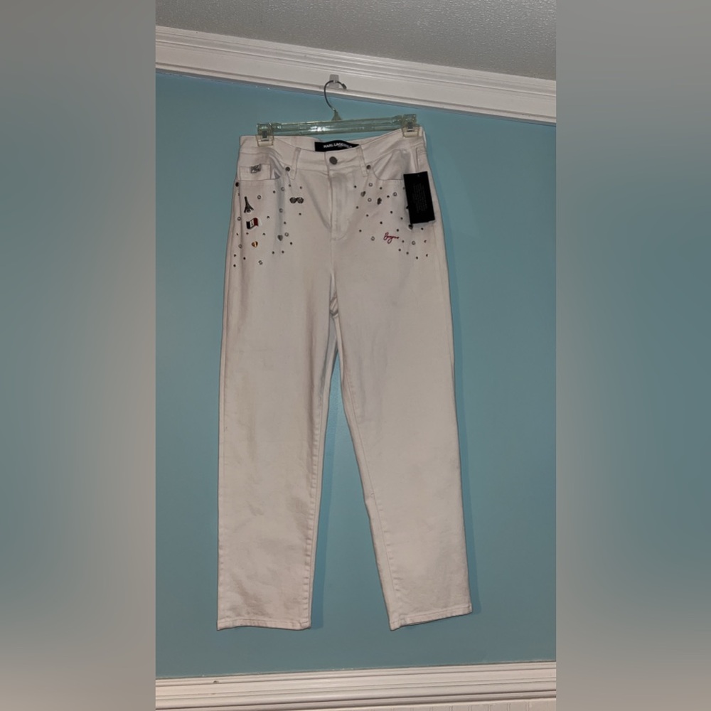 Karl Lagerfeld White jeans